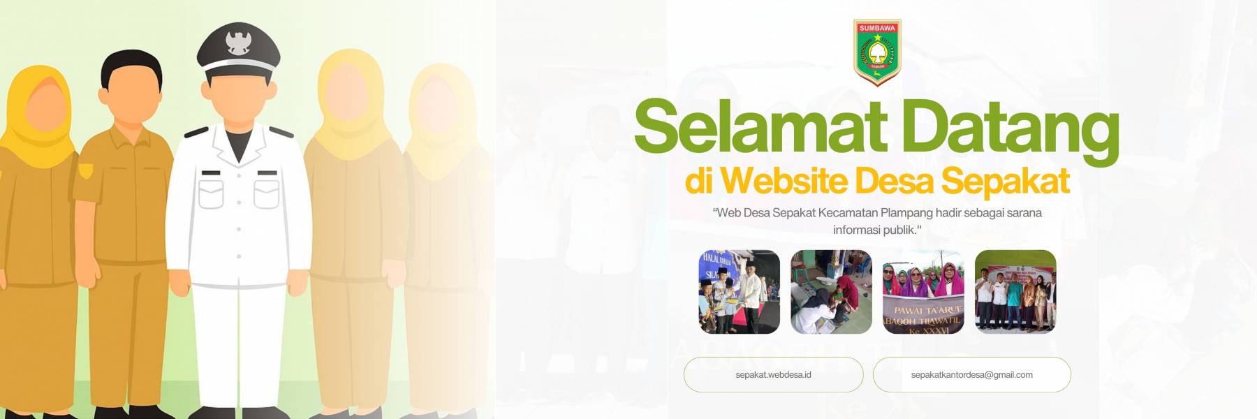 Selamat Datang di Website Desa Sepakat Kecamatan Plampang